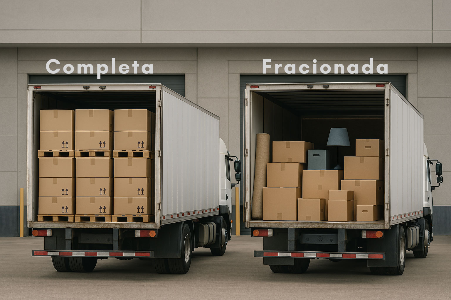 Carga fracionada ou carga completa: qual a diferença e quando usar cada uma?