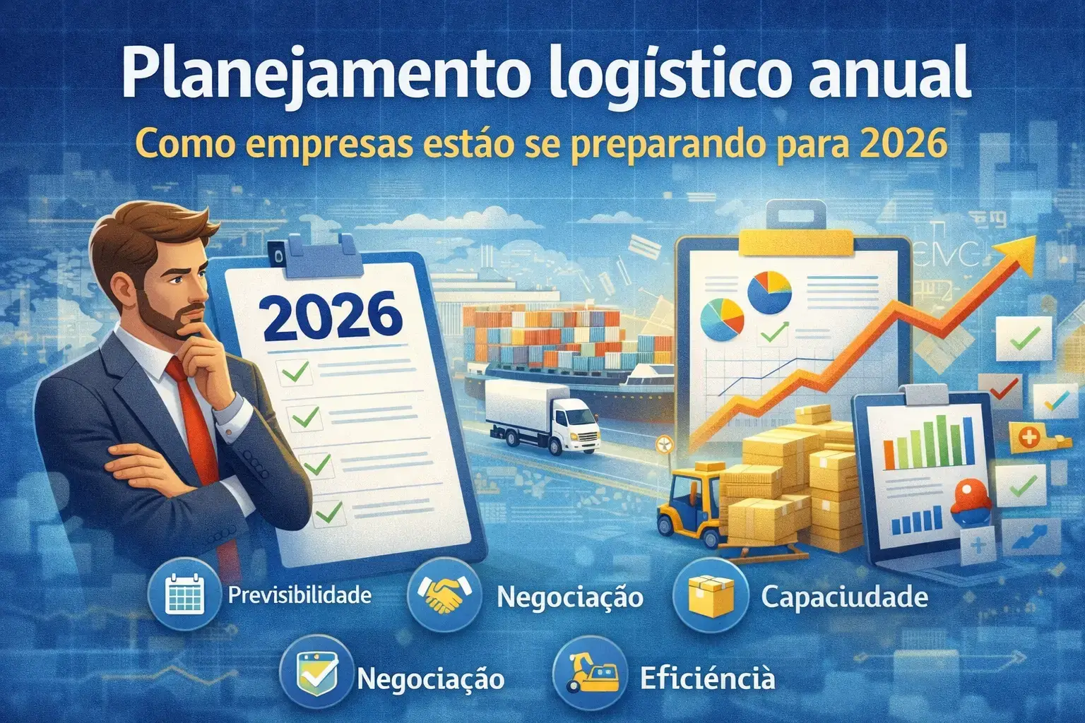 Planejamento logístico anual: como empresas estão se preparando para 2026