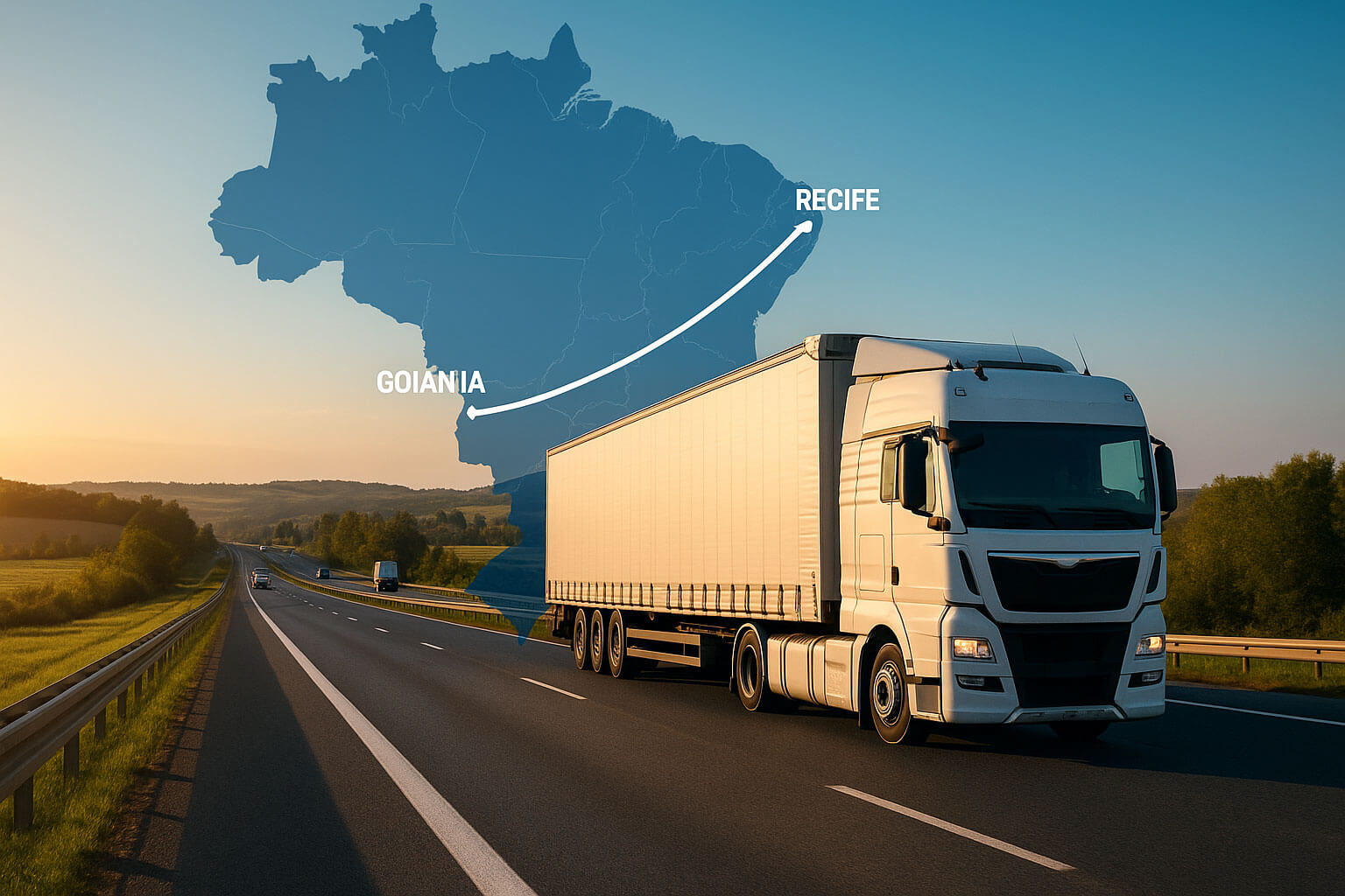 Transportadoras de Goiânia (GO) para Recife (PE): distância, rotas, cidades, rodovias e condições