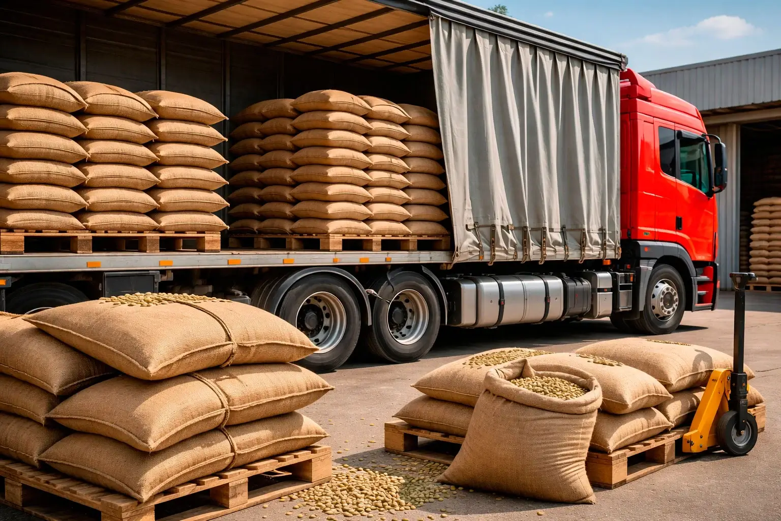 Transporte de Café: logística, tipos de carga, cuidados no transporte e custos